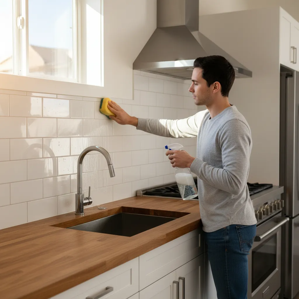 How to Clean Kitchen Tiles on Wall Without Damaging Them