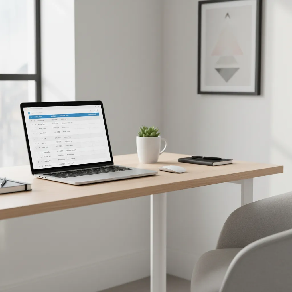 simple spreadsheet client birthday tracking system for interior designers