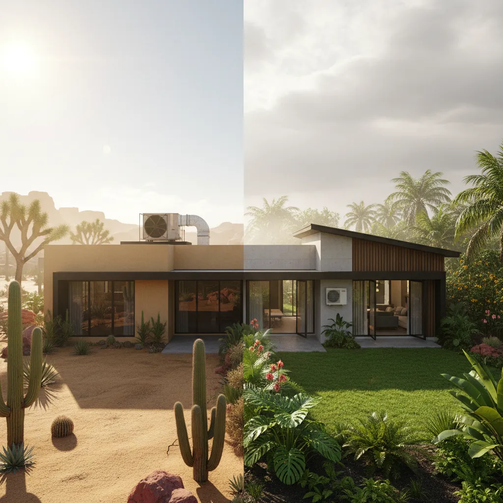 How Climate Zones Affect BTU Needs for a 1300 Sq Ft House