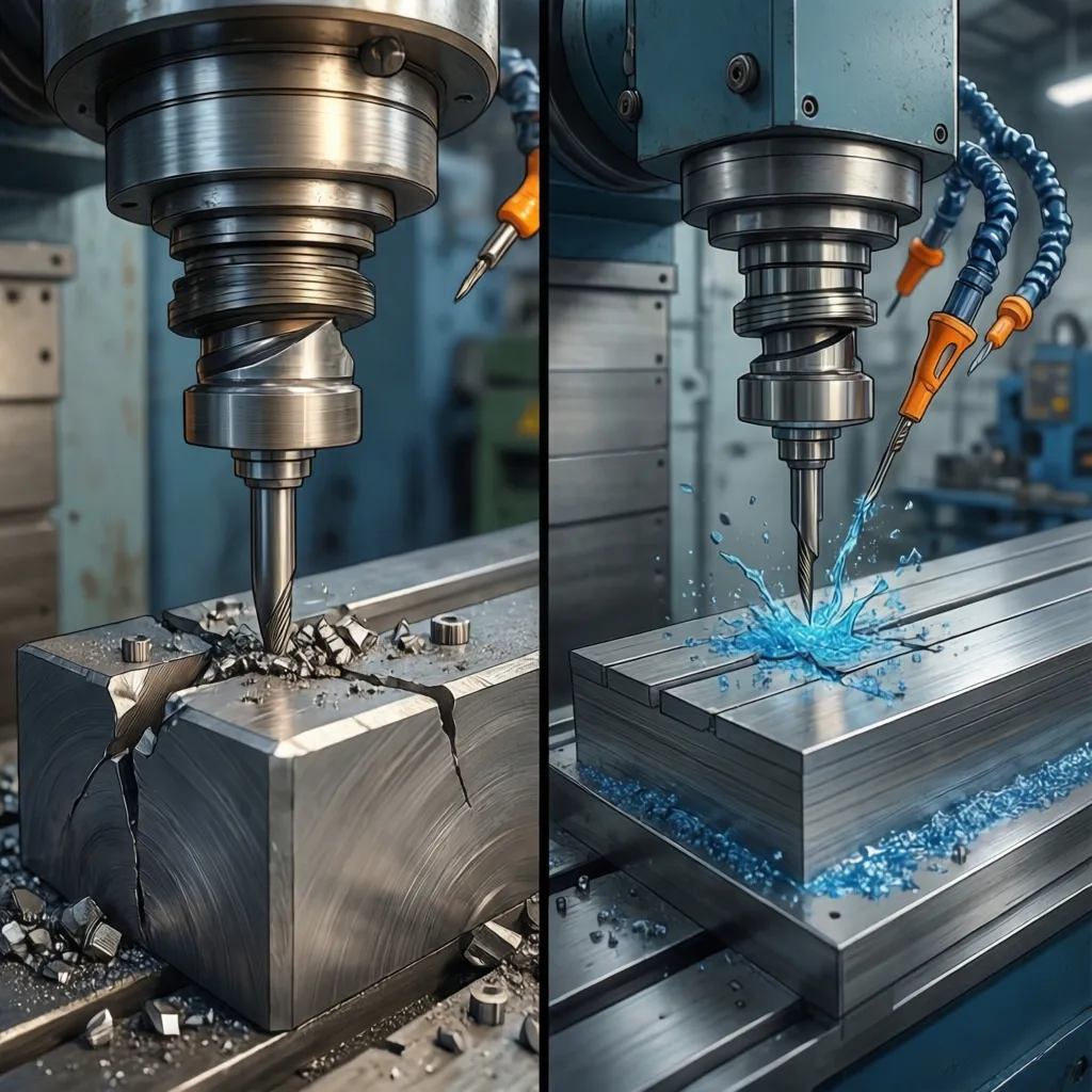 Visual comparison of CNC milling machine model and ECM machine tool model