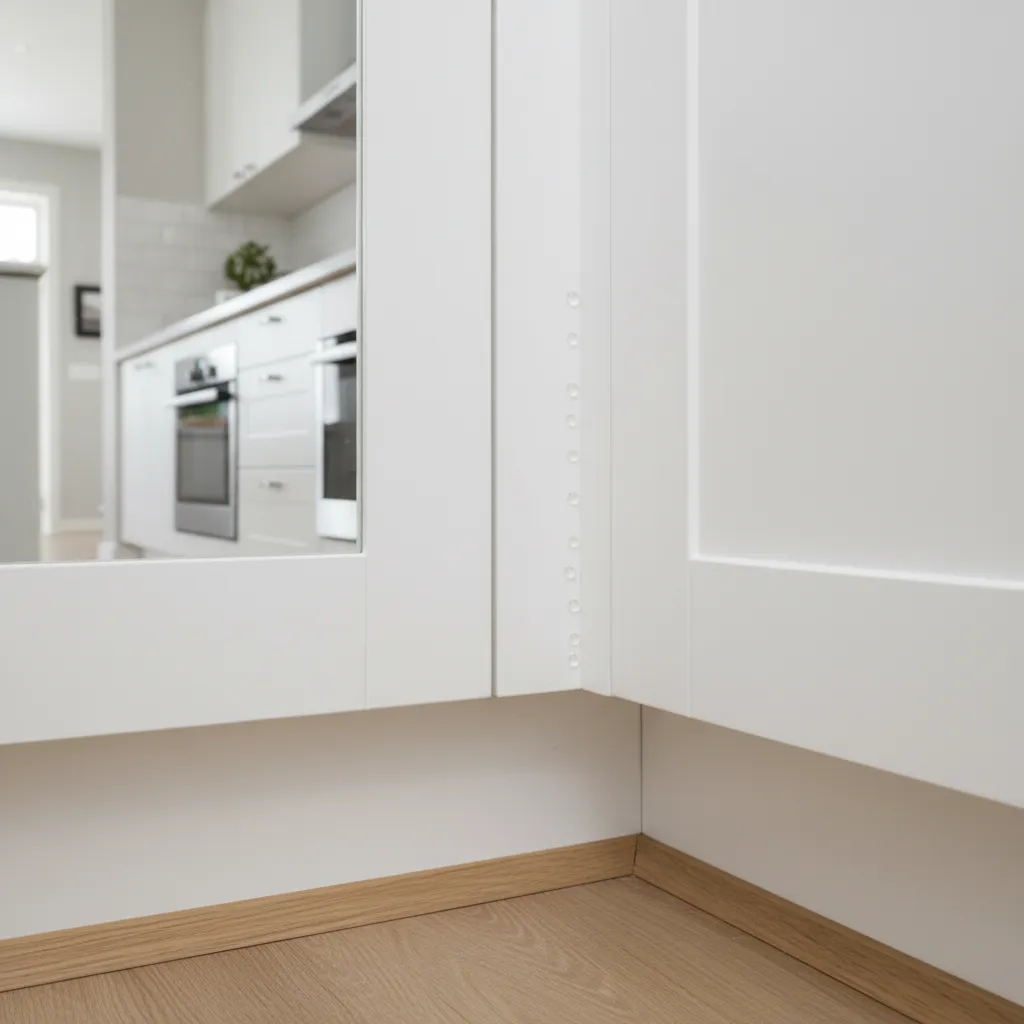 placing gel bait treatment in kitchen corner to eliminate small cockroaches