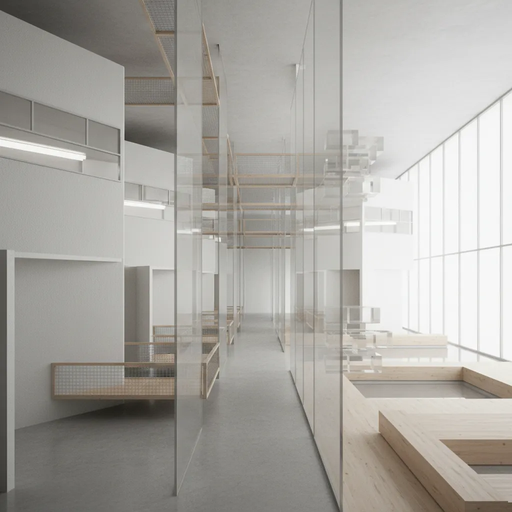 Shared Accommodation Floor Plan, Rendered for the Near Future: How co-living layouts become the interface for bandwidth-friendly, friction-light lives