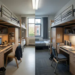 How Dorm Room Sizes Vary by College and Housing Type