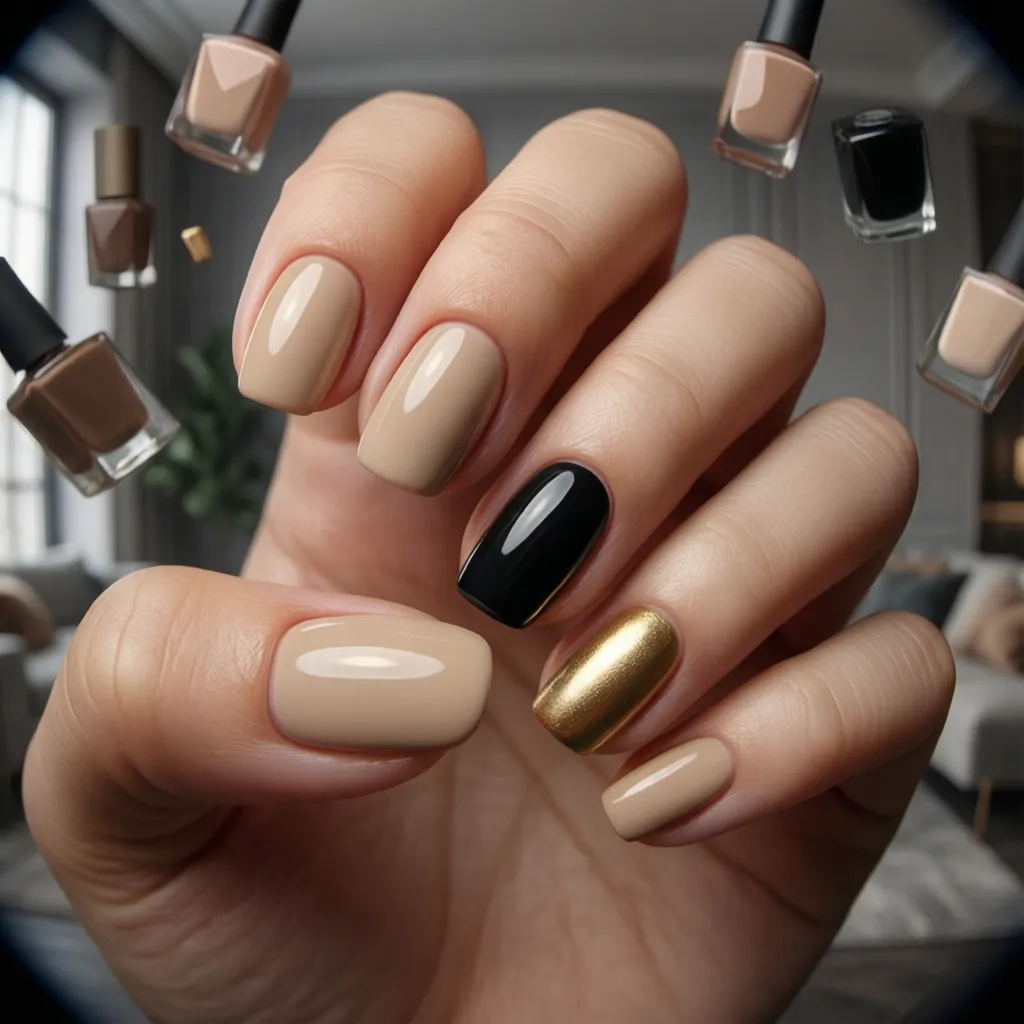 Combinaciones de colores elegantes para uñas