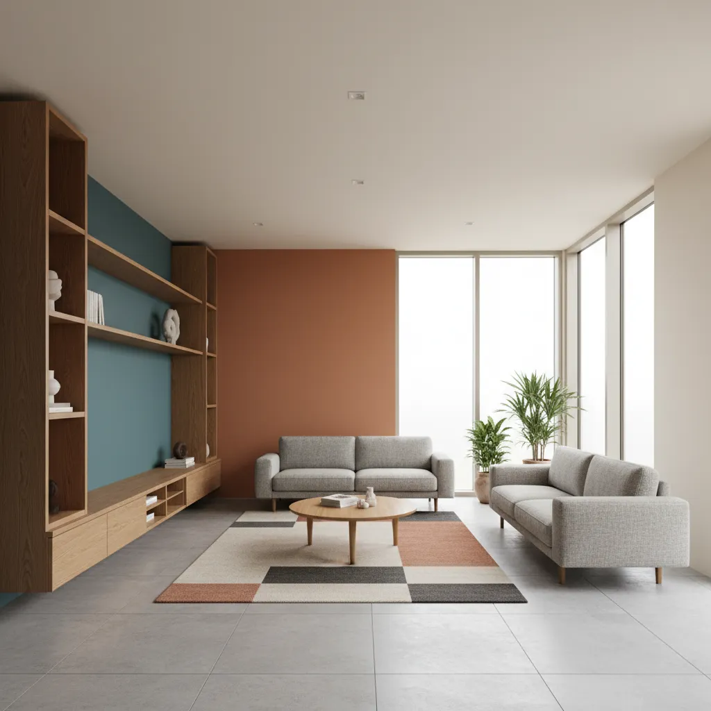 El color en el diseño de interiores y la arquitectura