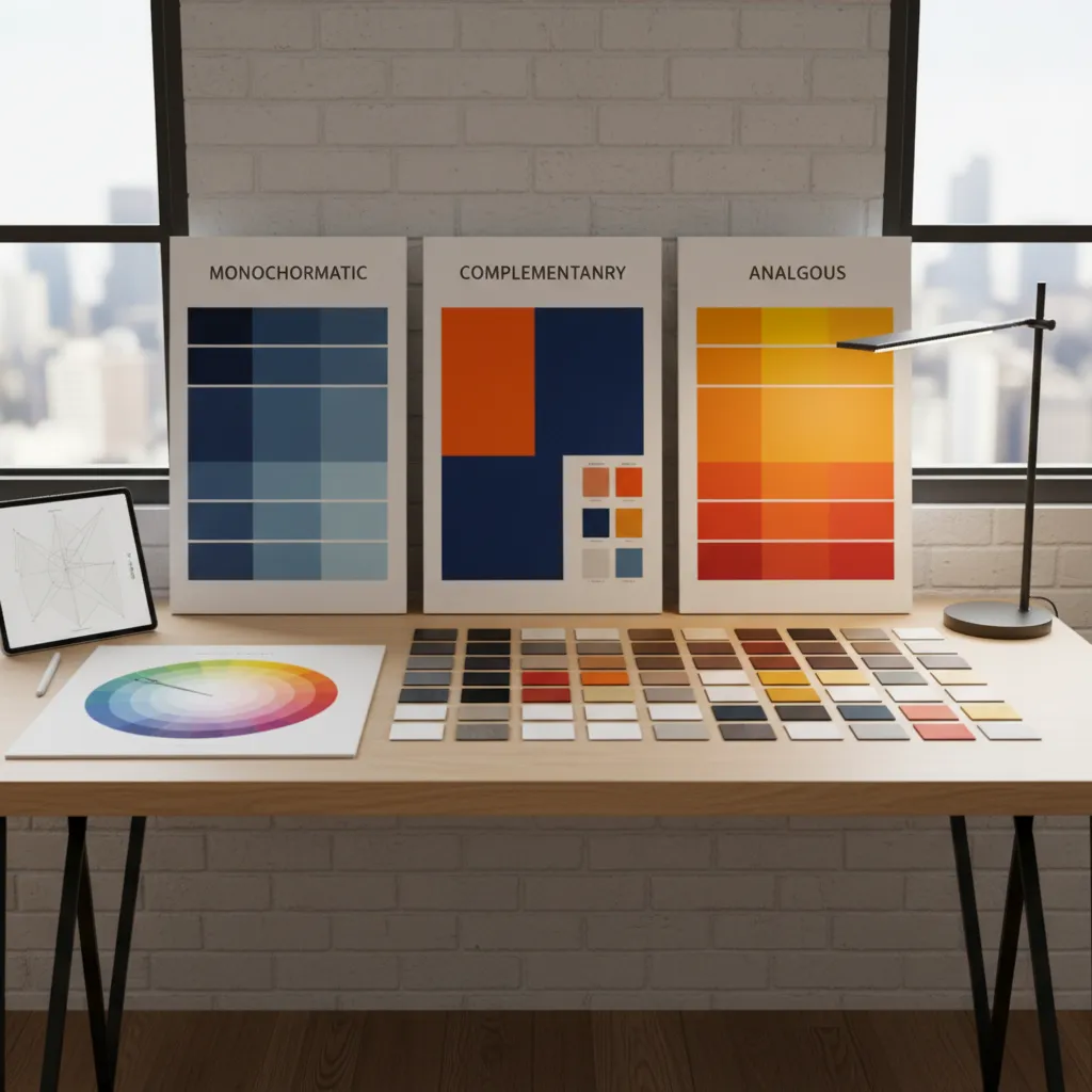 Monochromatic vs Complementary vs Analogous Color Palettes