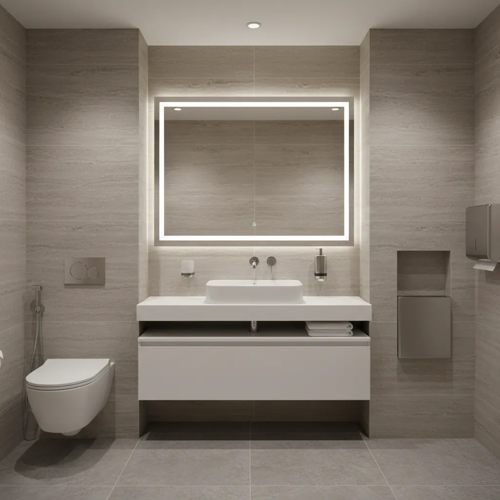 Wall Mixer Height Standards in Hotels and Commercial Bathrooms