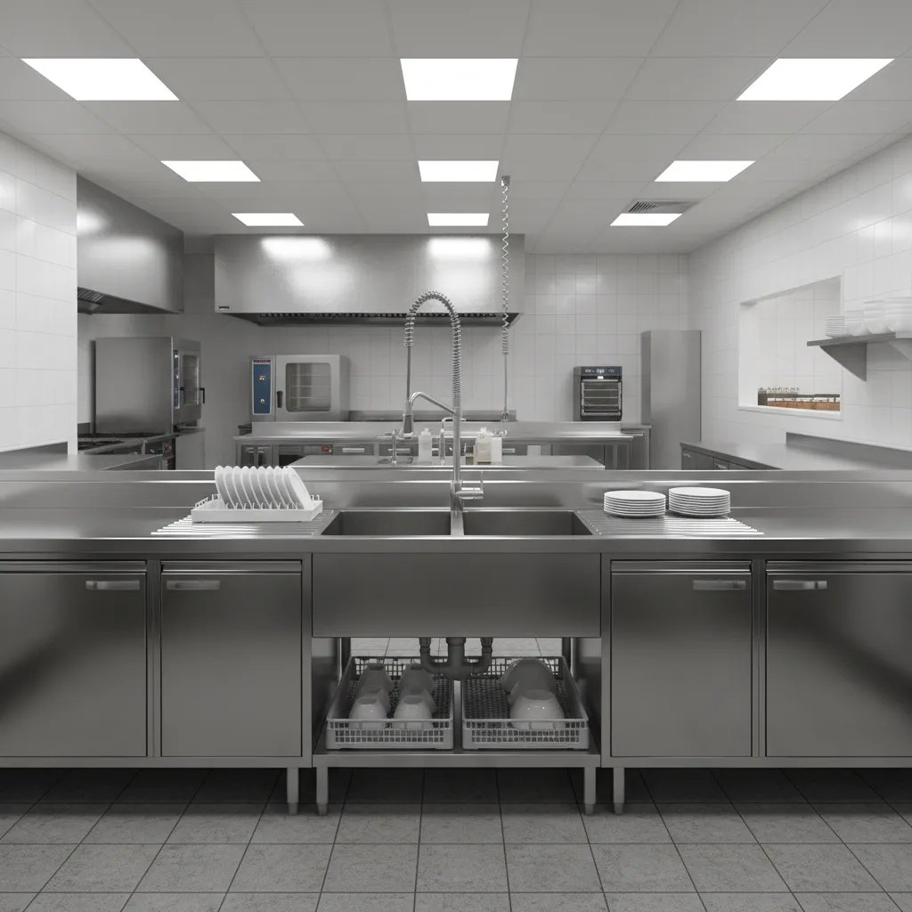 How Restaurants and Commercial Kitchens Use Double Bowl Sink Stations