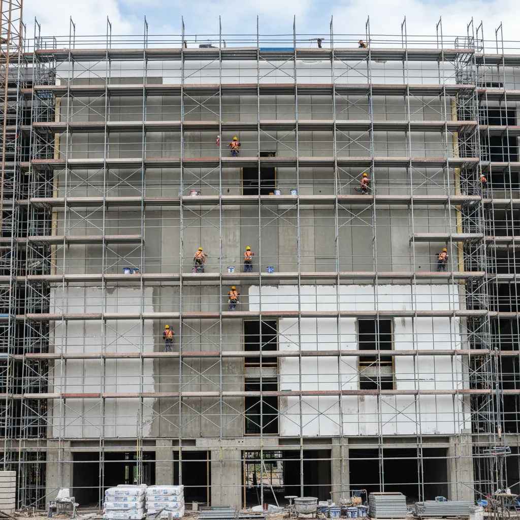 Exterior Wall Putty for Large Commercial Projects