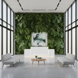Indoor Green Walls in Offices, Hotels, and Commercial Spaces