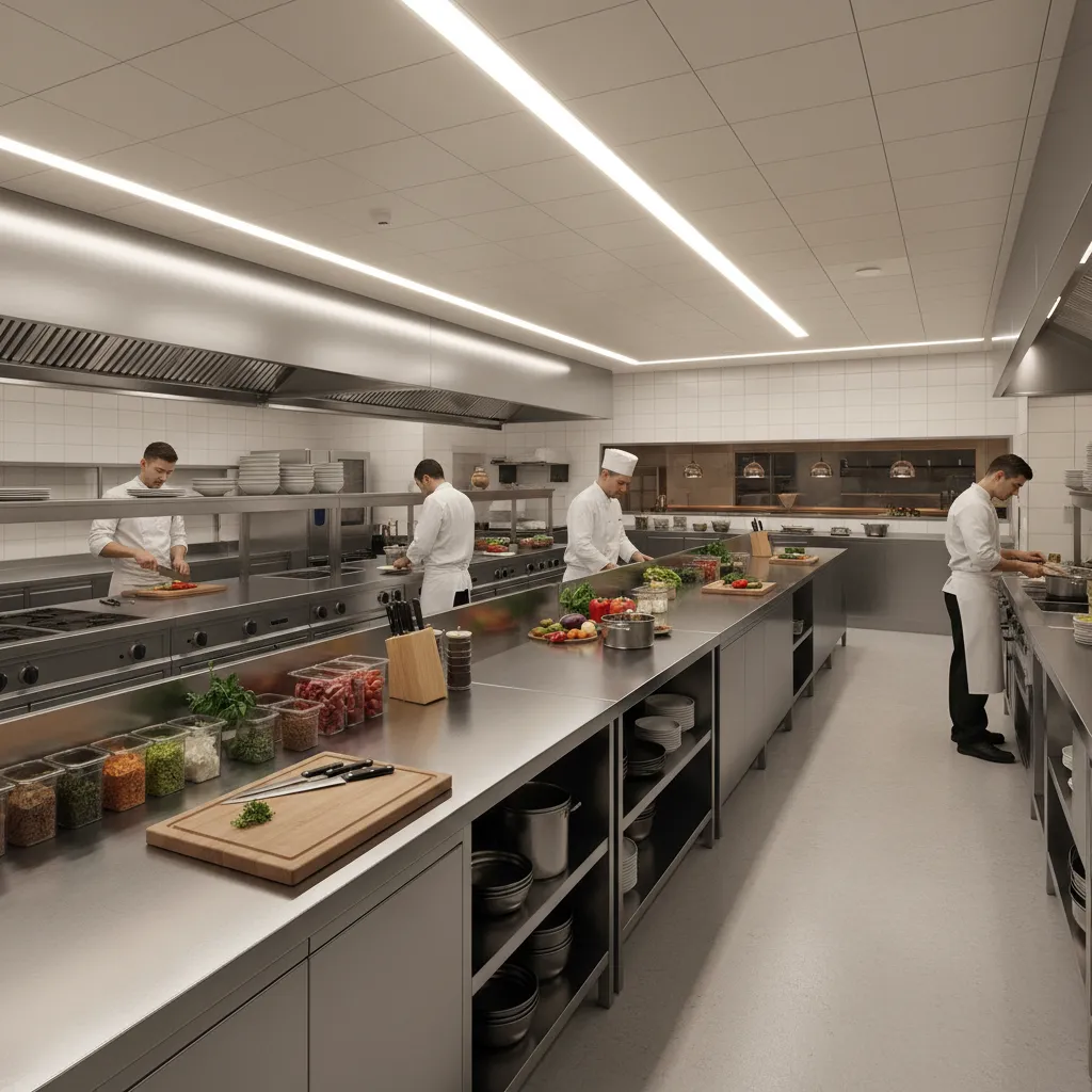 Countertop Organization in Professional and Commercial Kitchens