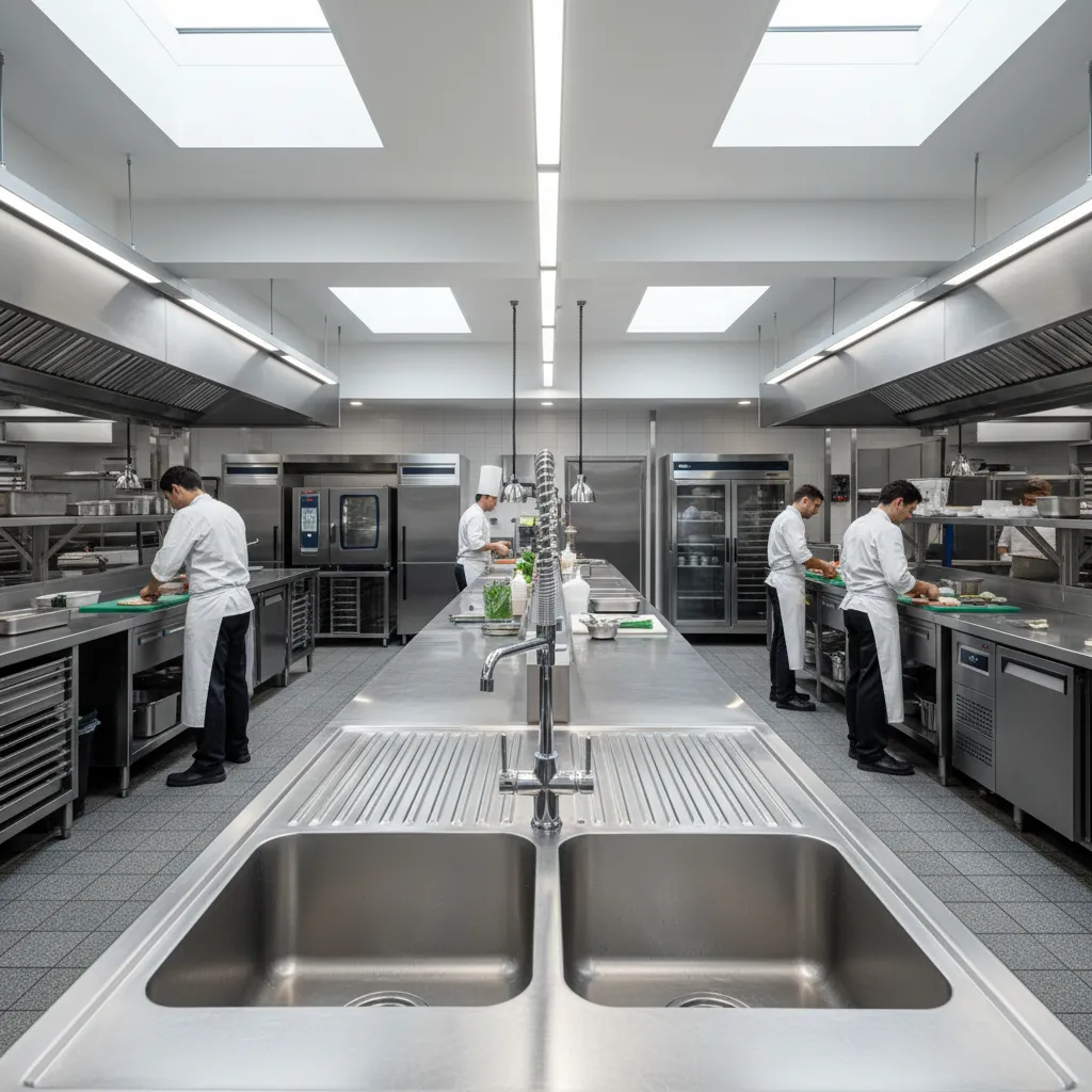 How Double Sinks Are Used in Professional and Commercial Kitchens