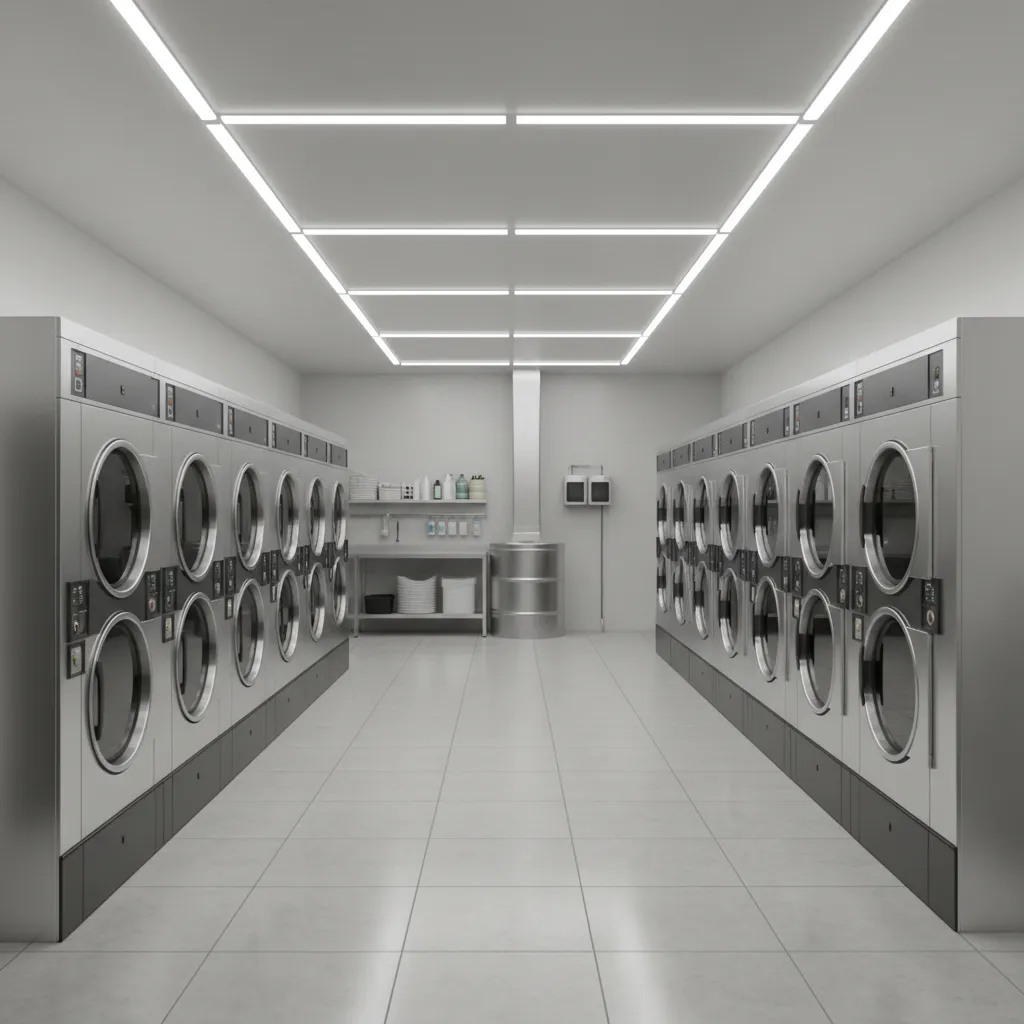 How Commercial Laundromats Handle Dryer Lint Waste