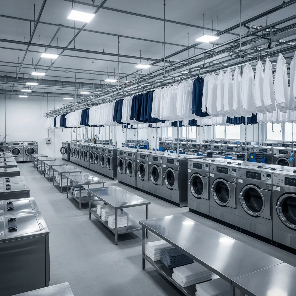 How Professional Laundries Handle Hangers and Garment Flow
