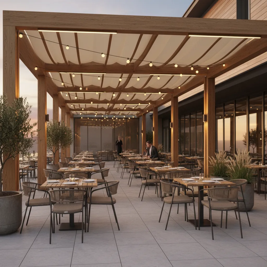 Outdoor Shelter Solutions for Restaurants, Events, and Commercial Spaces