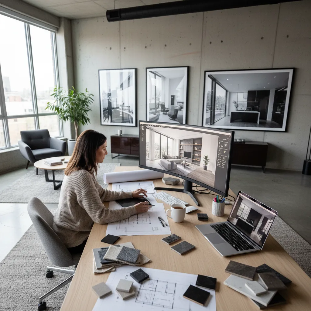 Cómo ser un diseñador de interiores profesional