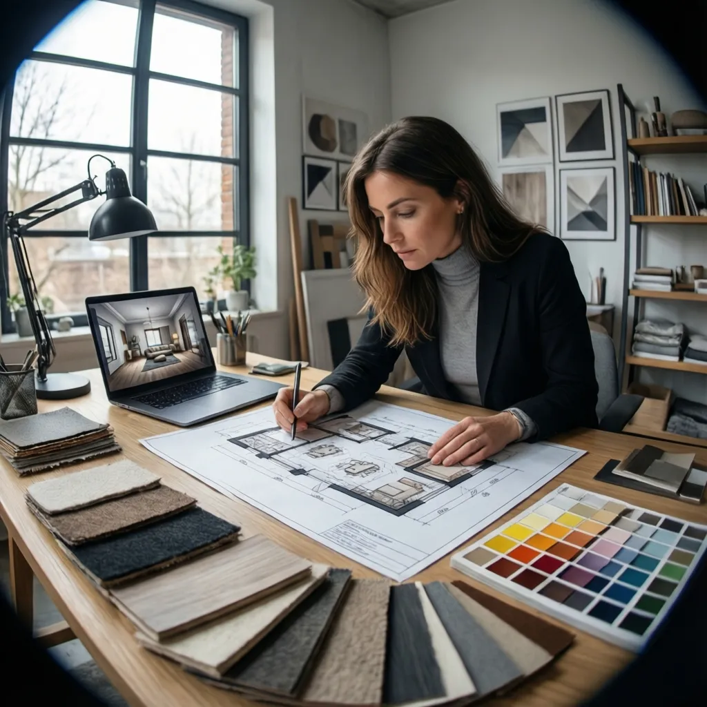 Cómo ser diseñadora de interiores: guía realista