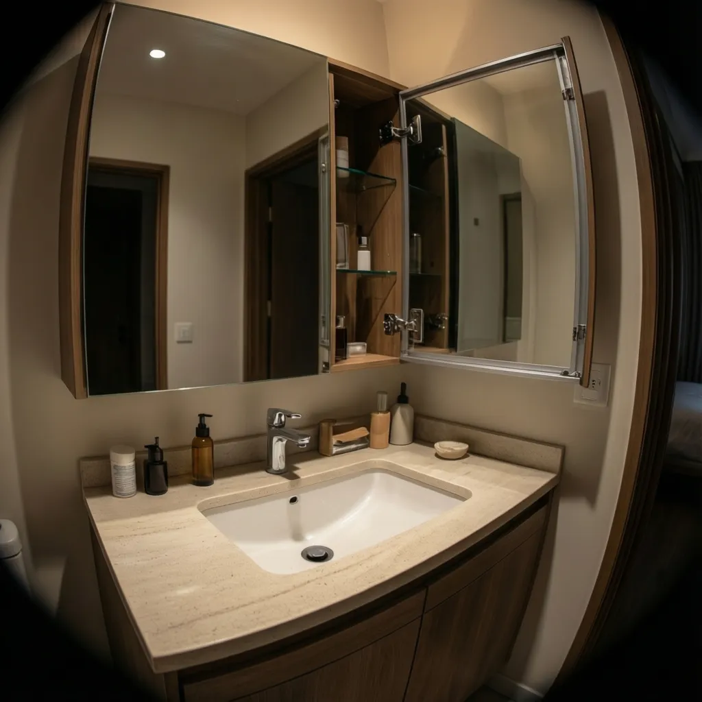 Space-Saving Bathroom Electrical Designs