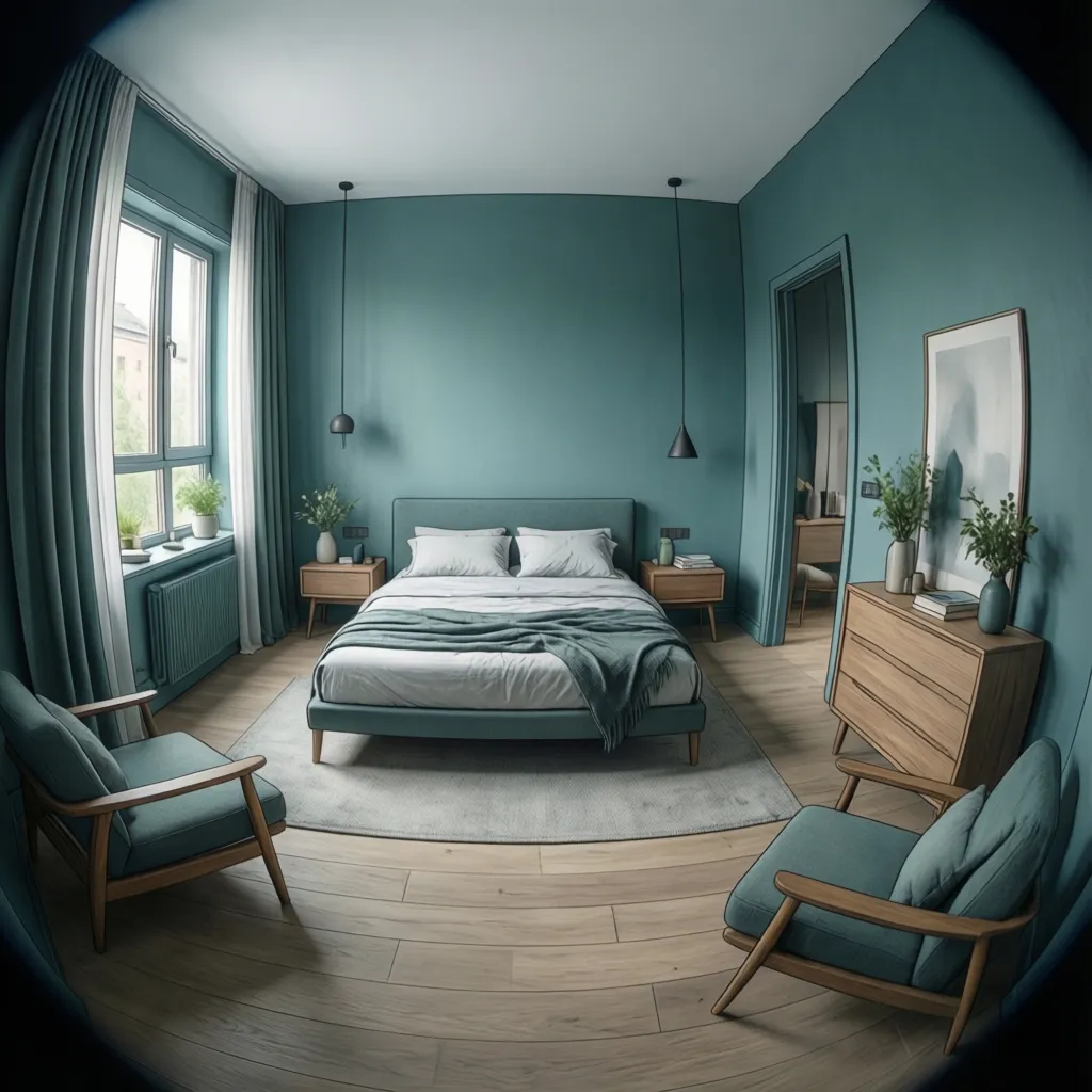 Combining Vertical Decor with Blue Green Palettes