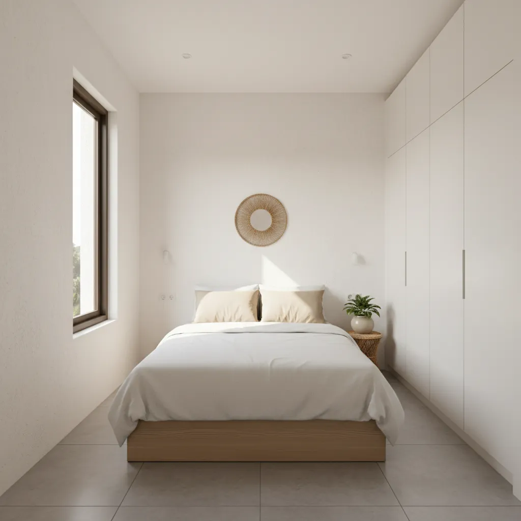 Kamar tidur kecil pada rumah type 45