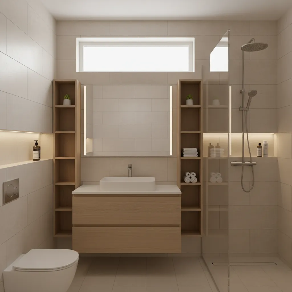Maximizing Storage in Compact Bungalow Bathrooms