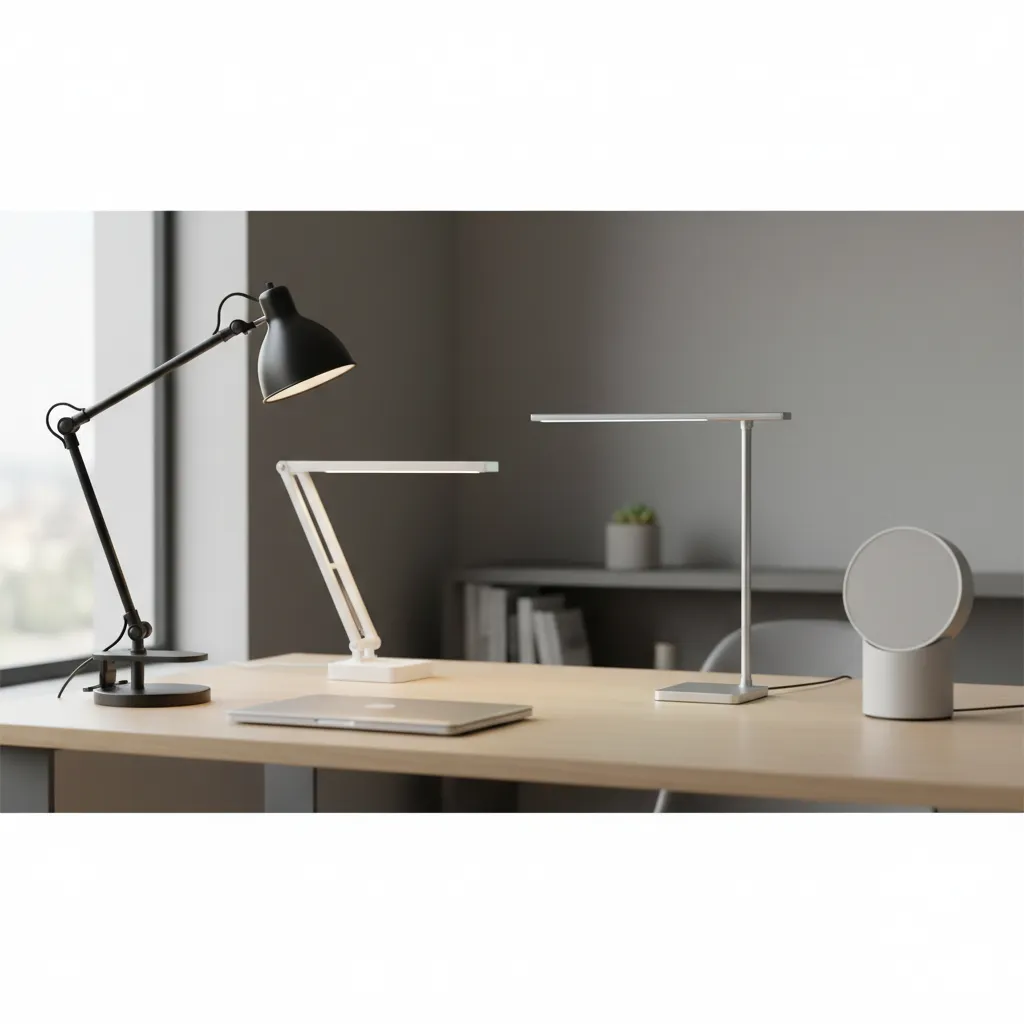 Compact Desk Lamp Types Compared for Small Workspaces