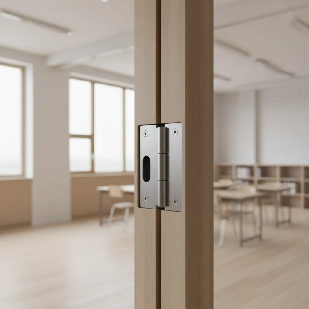 folding door gap showing potential finger pinch area