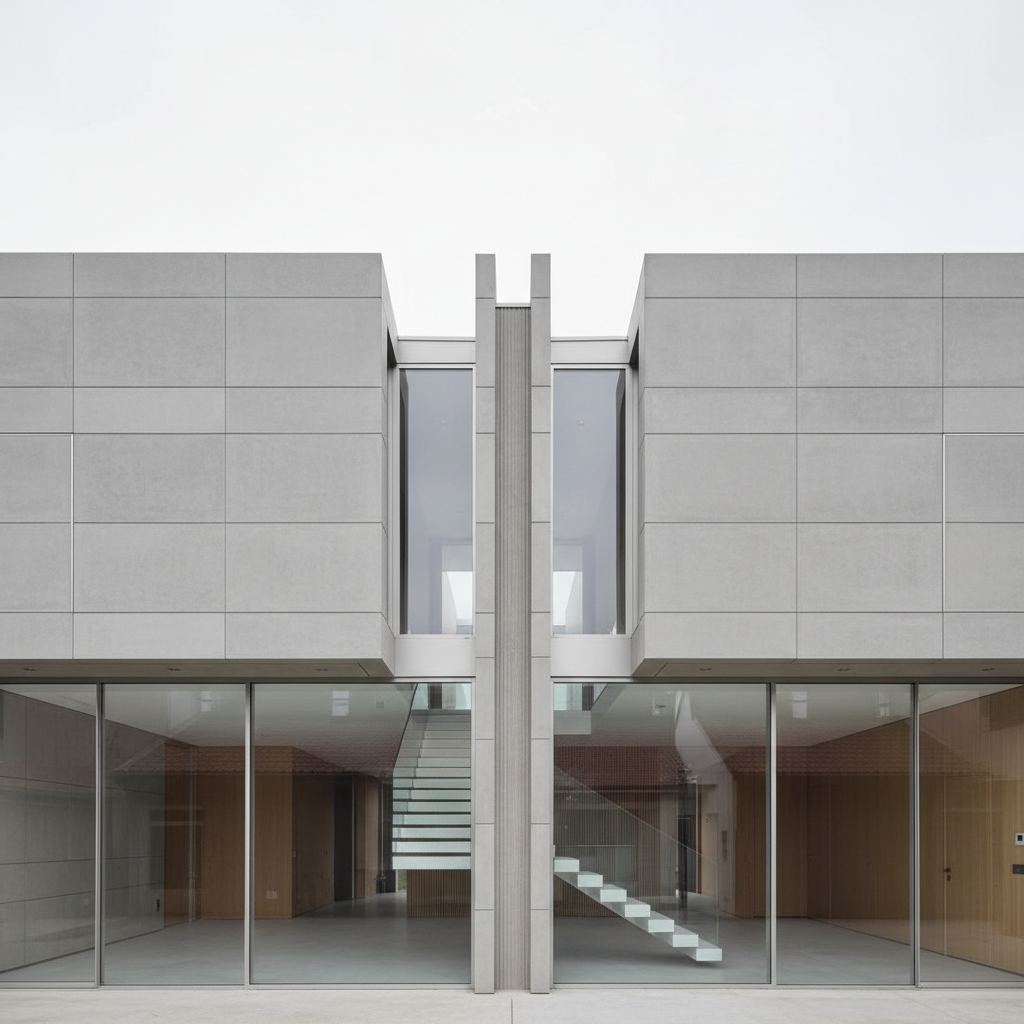 Independent Two-Floor Compact Plan — Future Duplex Logic