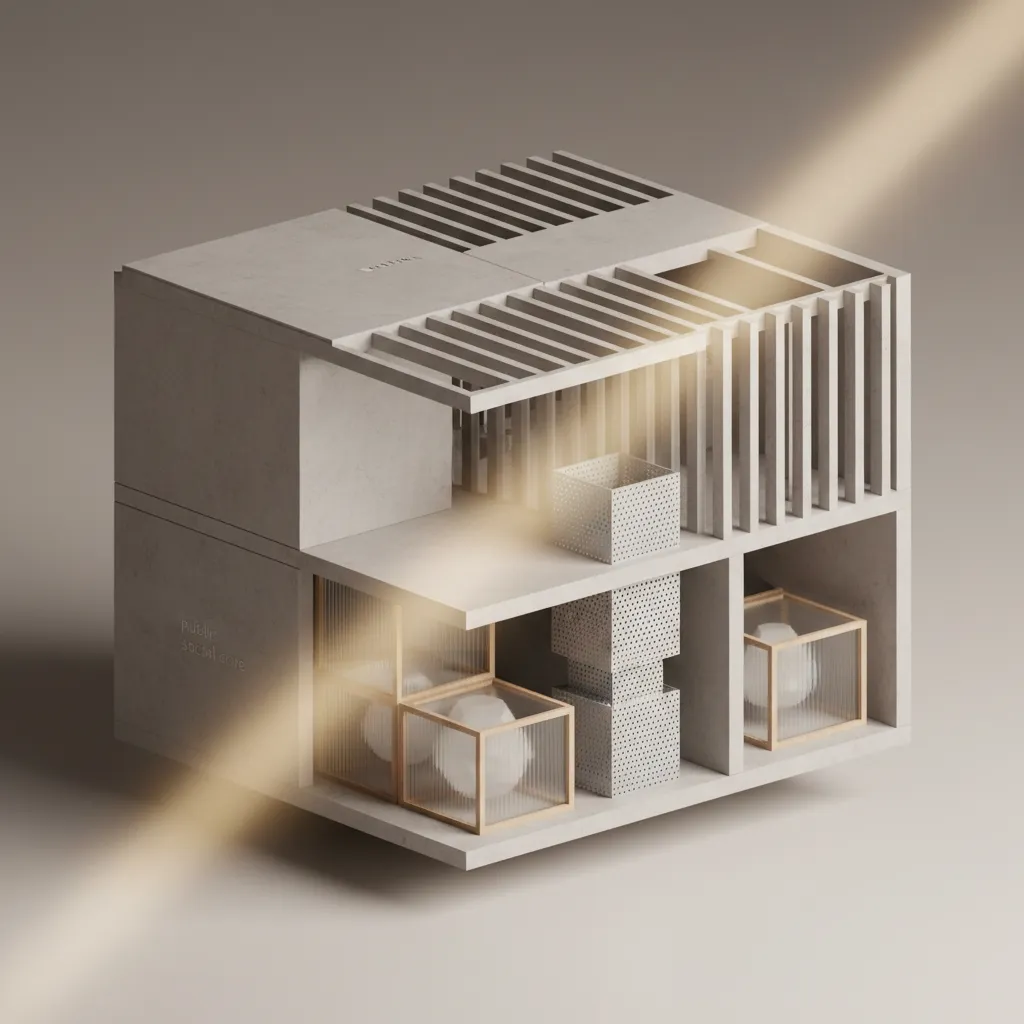 80m² Two-Storey Interface