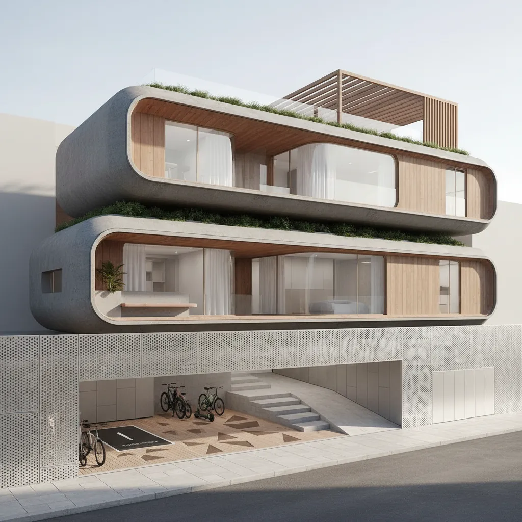 Stilt + Two Floors on 240 Sq Yards