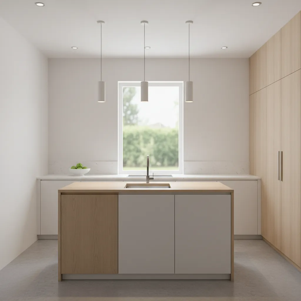 compact 6 foot kitchen island with sink and dishwasher layout