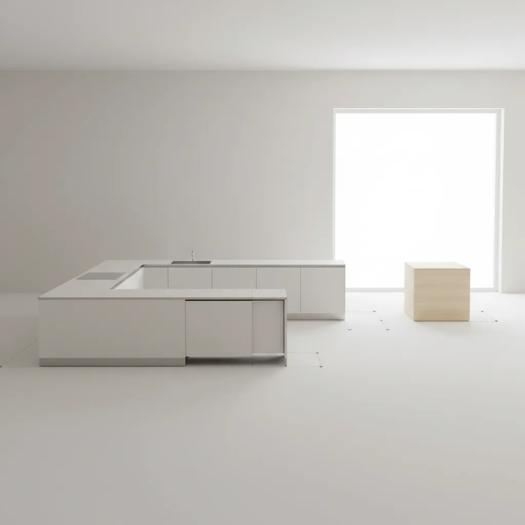 1-Room Kitchen Floor Plan, Tuned for the Next Five Years