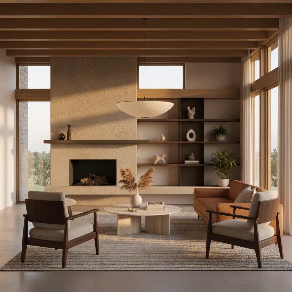Salón moderno resultado de un proyecto profesional de interiorismo