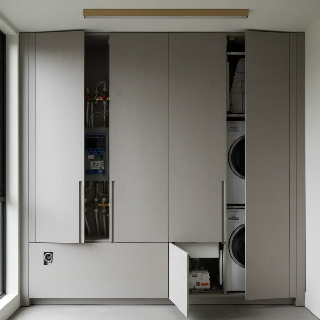 Built-In Cabinet Solutions to Hide Electrical Panels