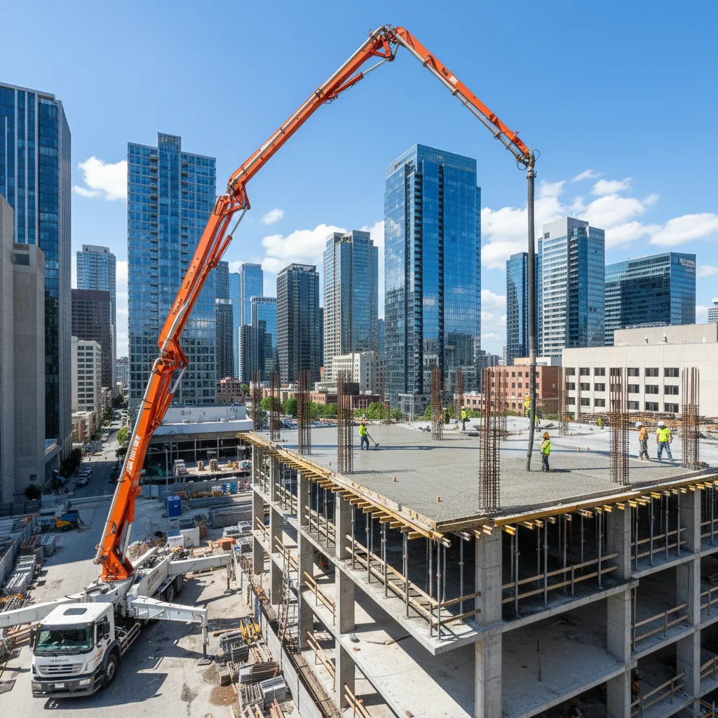 How Concrete Pumps Work for Second Floor Construction