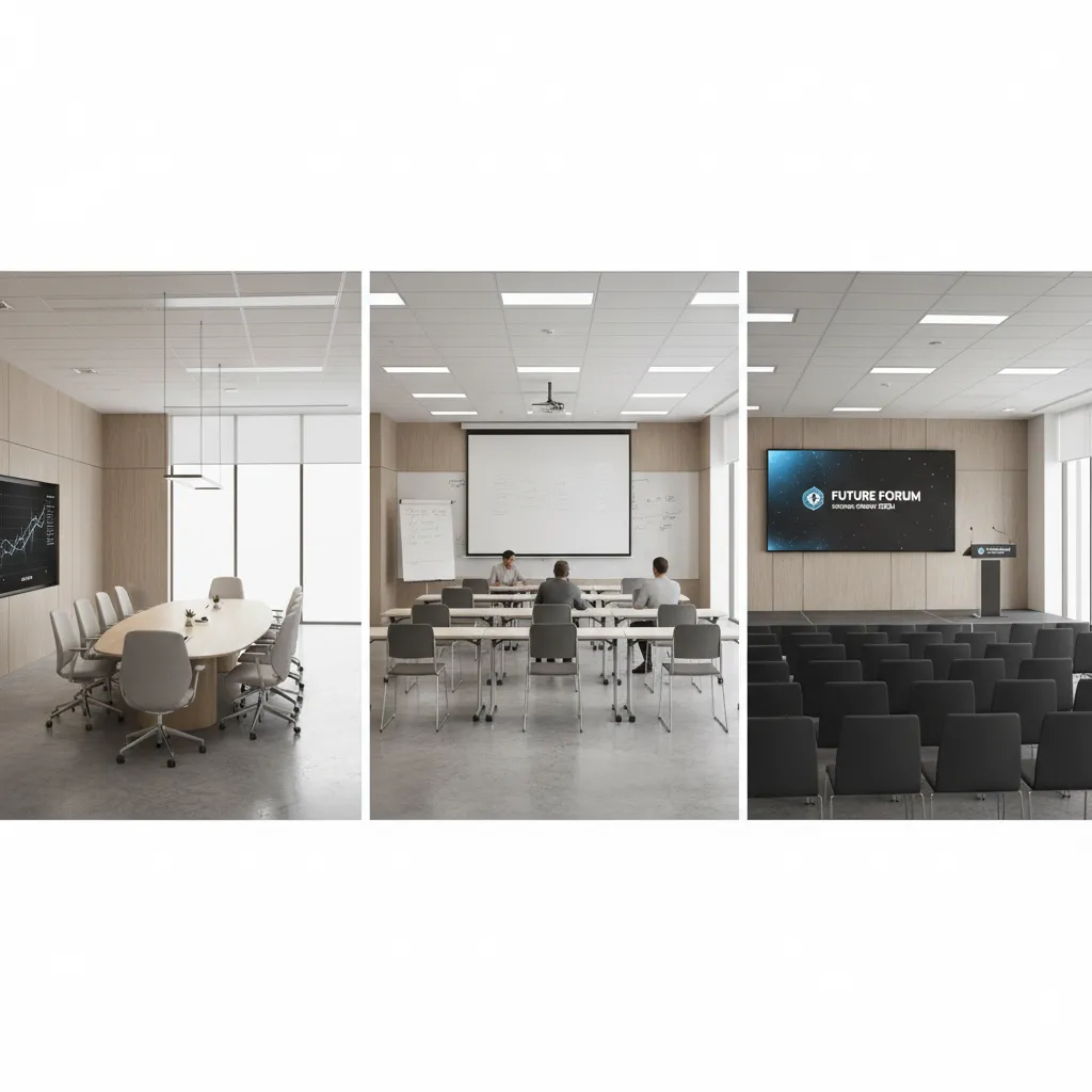 Conference Room Layout Standards Across Corporate Training and Event Industries