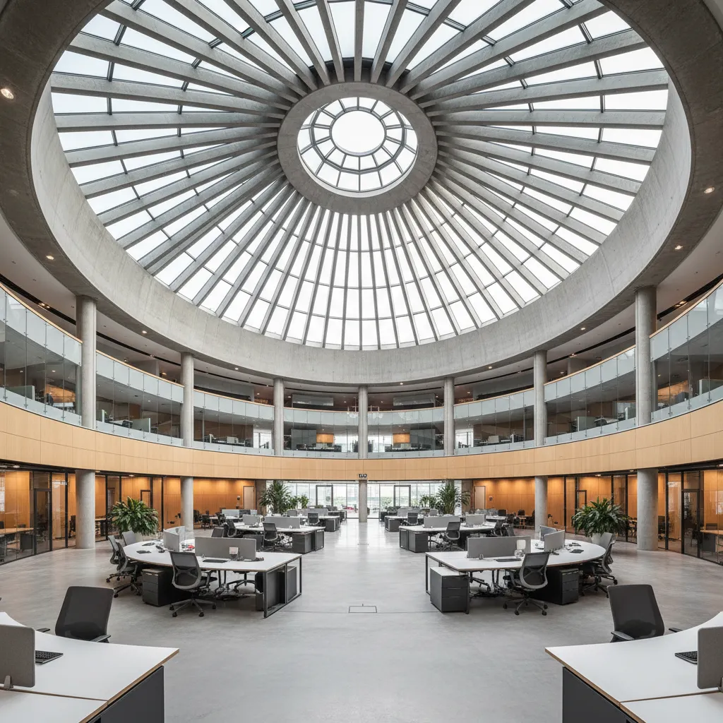 Diseño interior cónico de oficinas: ideas y guía