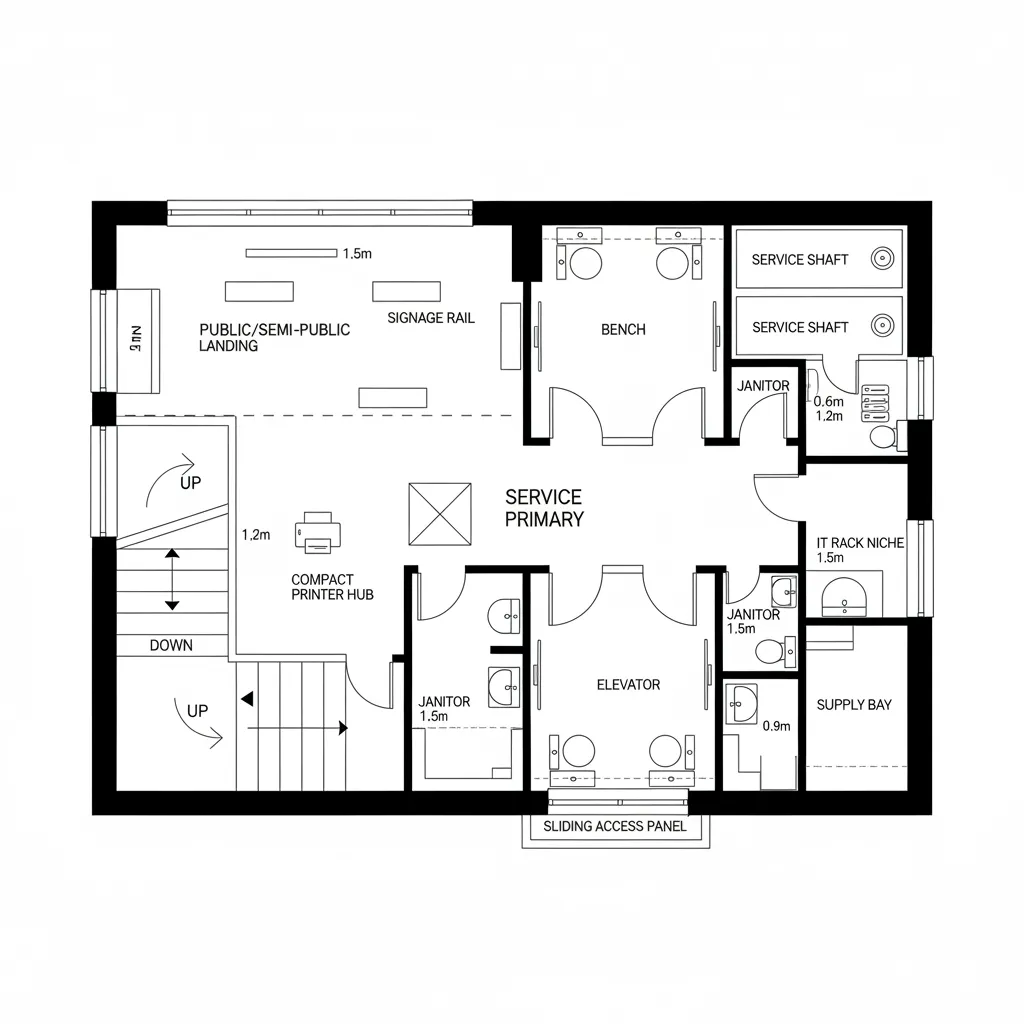 Connector Core: Stair, Lift, and Shared Utilities