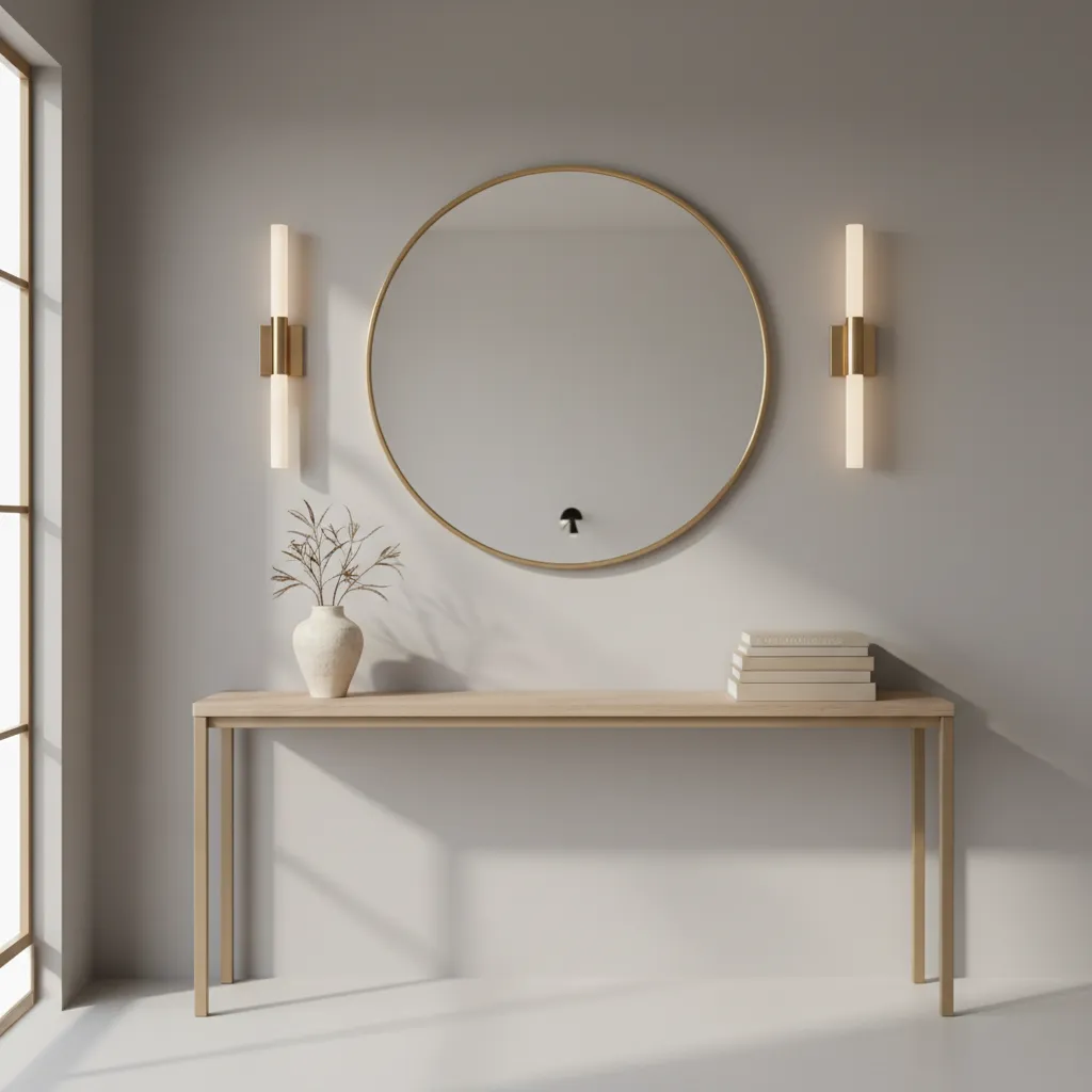 Console Wall Design With 5 Space Smart Ideas