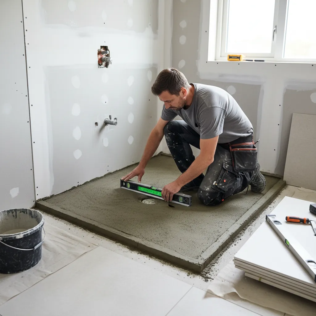 How Contractors Ensure Correct Slope During Installation