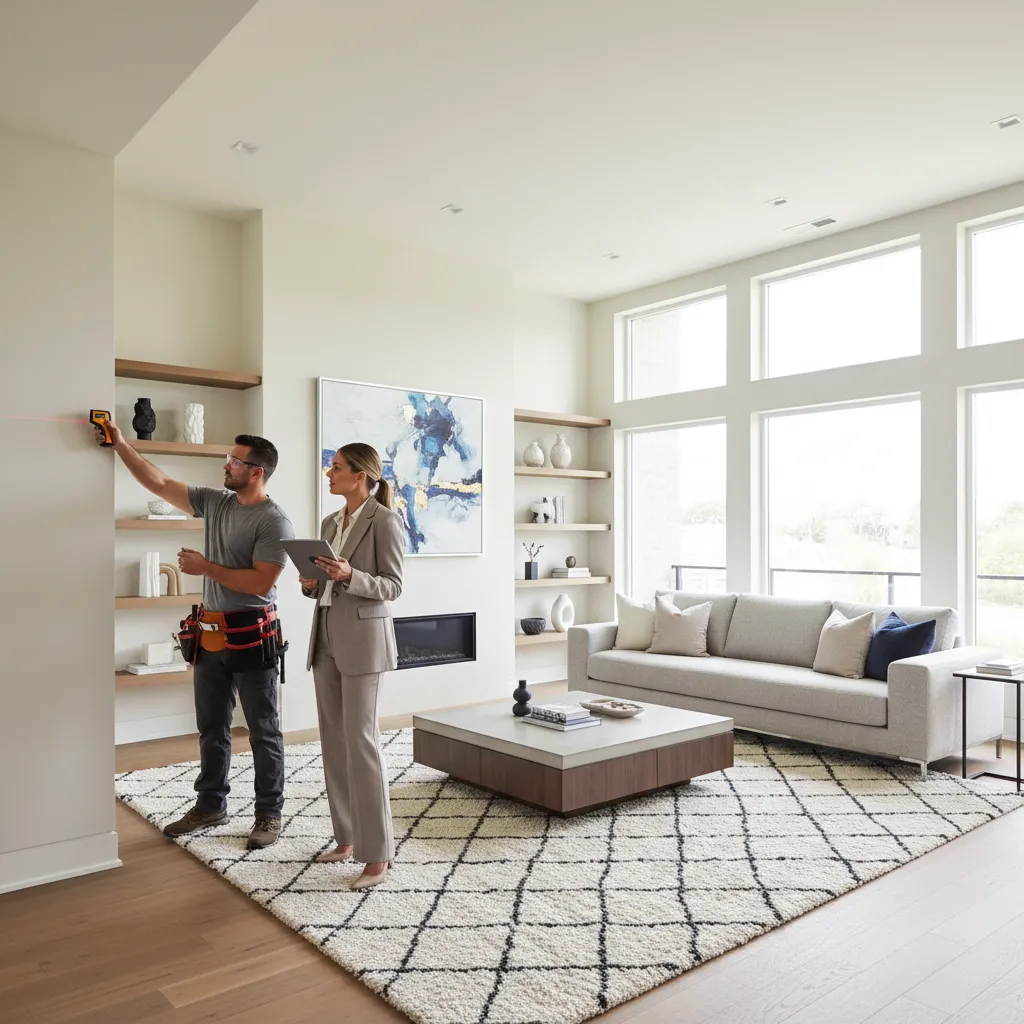 How Contractors and Interior Designers Measure Rooms Efficiently