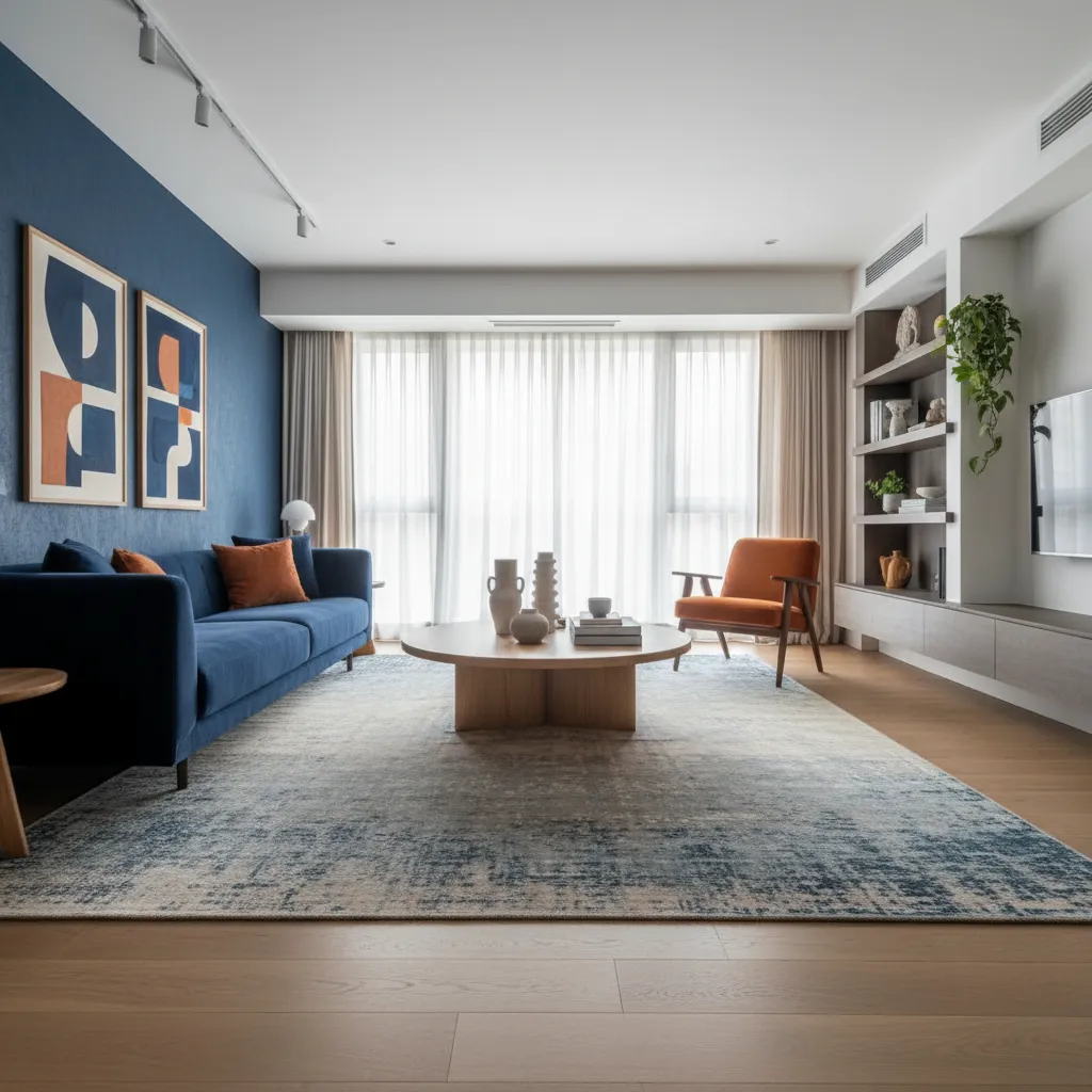 Diseño de interiores: contraste con colores complementarios