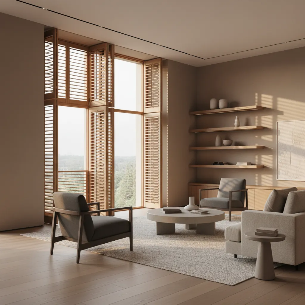 Contraventana interior de madera: diseño y claves