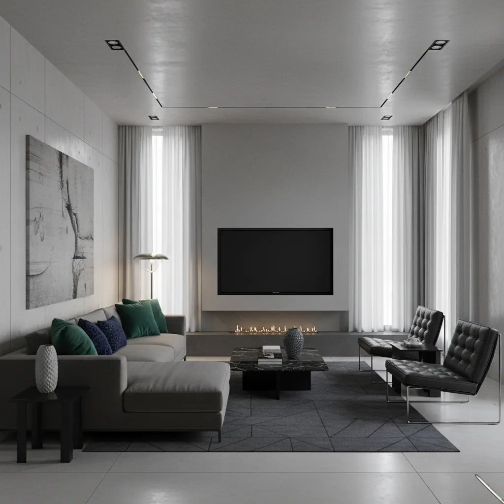 Cool Accent Colors for Modern Grey Rooms