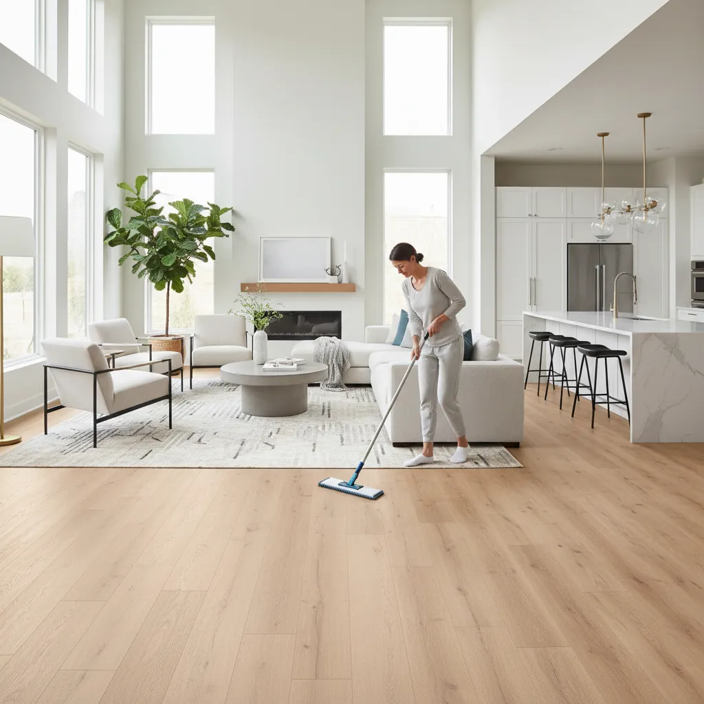 Optimizing COREtec Floor Cleaning for High Traffic Homes