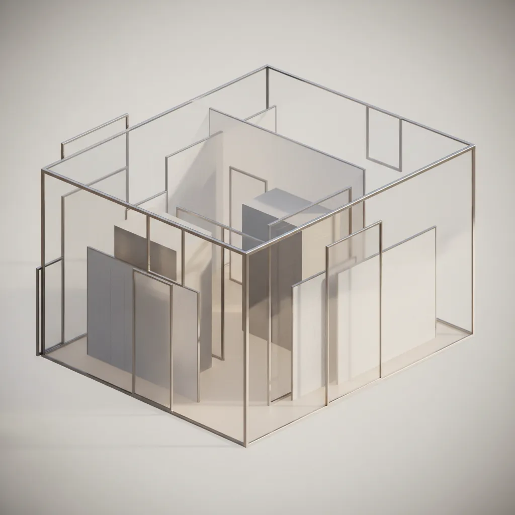 2 BHK Corner Unit, Compiled for Tomorrow: A future-forward spatial interface for a 2-bedroom corner flat