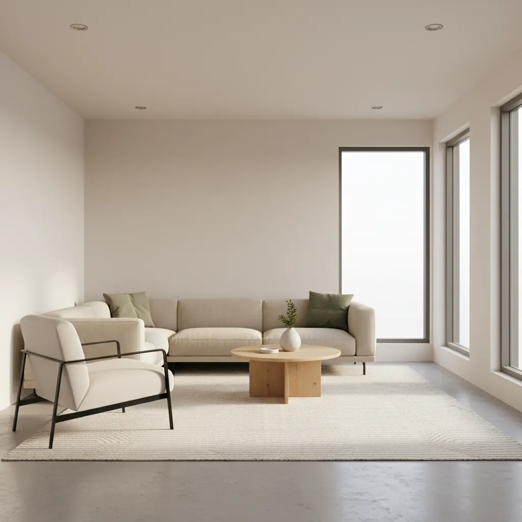 angled corner chair layout improving small living room seating flow