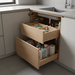 How to Maximize Storage in a Corner Kitchen Sink Cabinet
