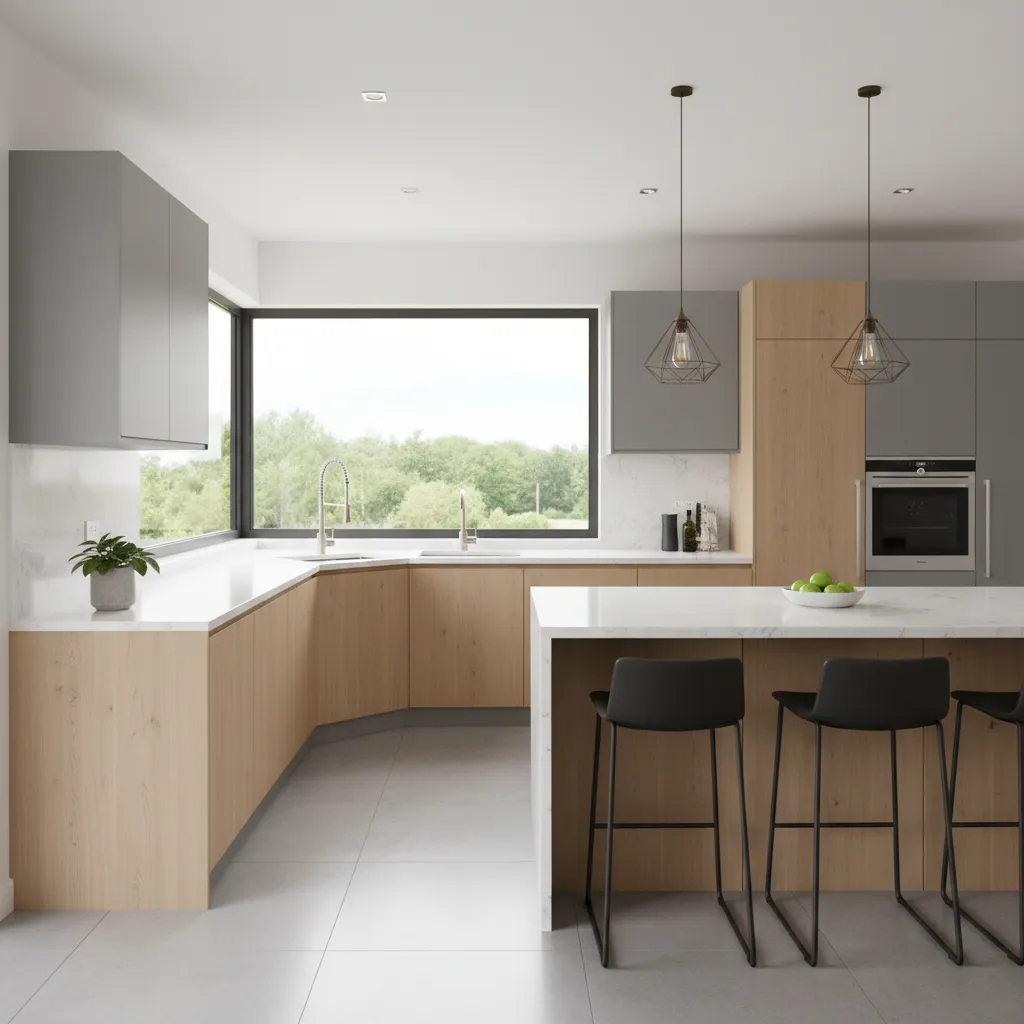 Corner Kitchen Sink Cabinets in Different Kitchen Styles and Layouts