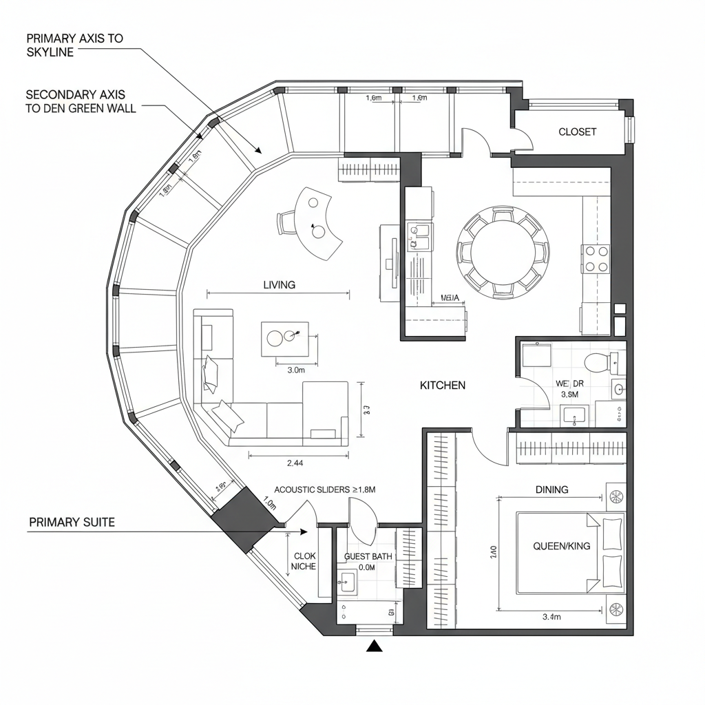 Photo inspiration: Fresh Look at High End Apartment Layout Future Ready Luxury Planning